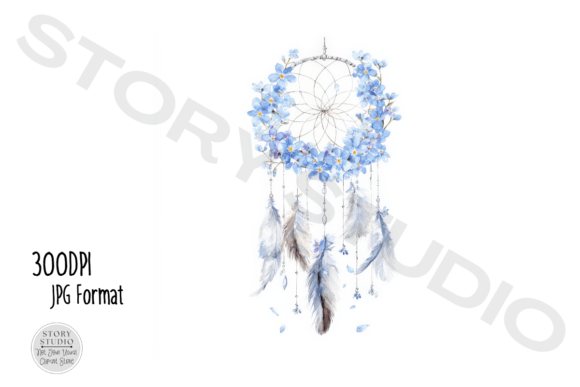 Download Watercolor Dream Catcher Clipart - Color Collection