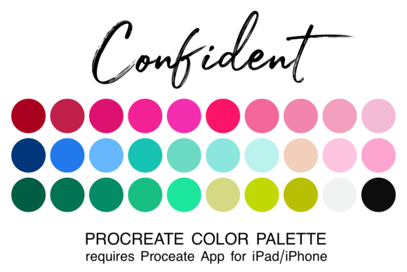 Download Confident Procreate Color Palette - Color Collection