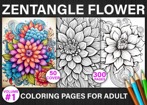 Download 300+ Zentangle Flower Coloring Pages - Color Collection