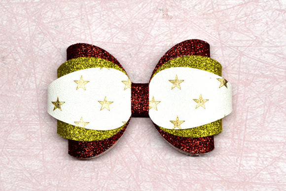 Download Multicolored Bow Template - Color Collection