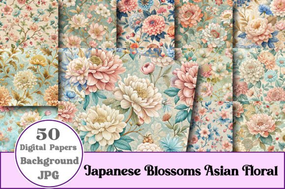 Download Japanese Blossoms Asian Floral Patterns - Asian Collection