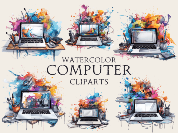 Download Watercolor Computer Clipart - Color Collection