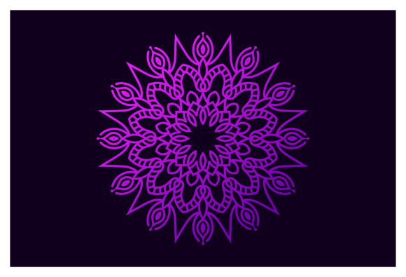 Download Gradient Colorful Isolated Mandala - Color Collection