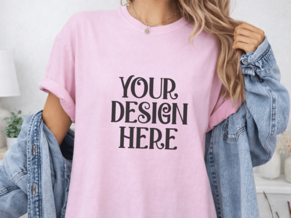 Download Comfort Colors C1717 Blossom Mockup - Color Collection