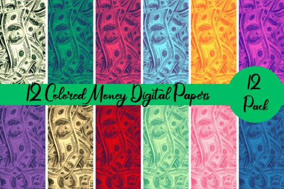 Download Multicolored Money Digital Papers - Color Collection
