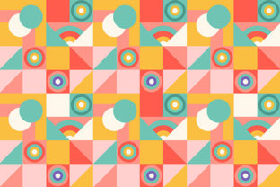 Download Abstract Geometric Colorful Pattern - Geometric Collection