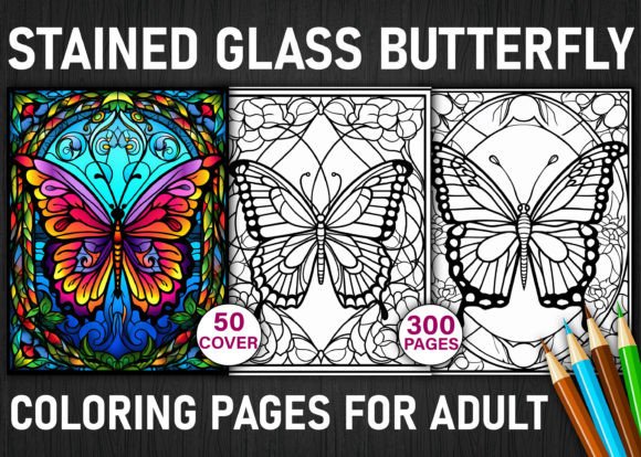 Download Stained Glass Butterfly Coloring Pages - Color Collection