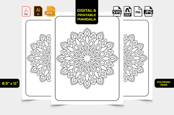 Download KDP Mandala Interior Coloring Pages Kids - Color Collection