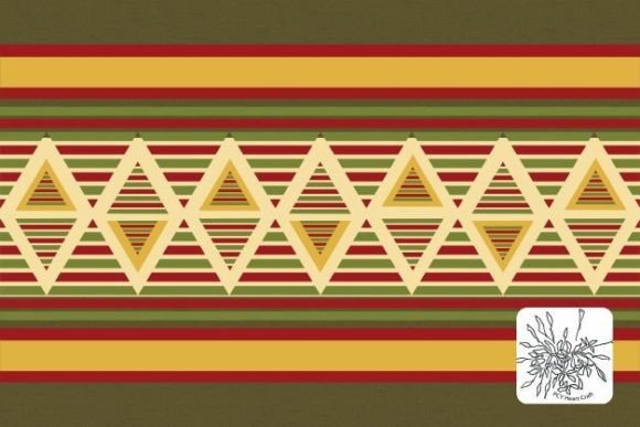 Download Geometric  Vintage Ikat Pattern - Geometric Collection