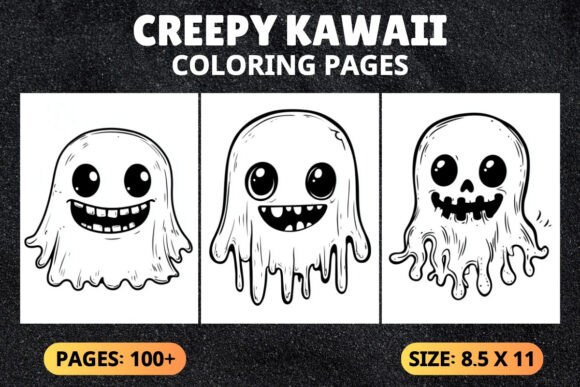 Download Creepy Kawaii Coloring Pages - Color Collection