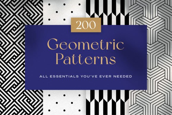 Download 200 Essential Geometric Patterns - Premium Resources