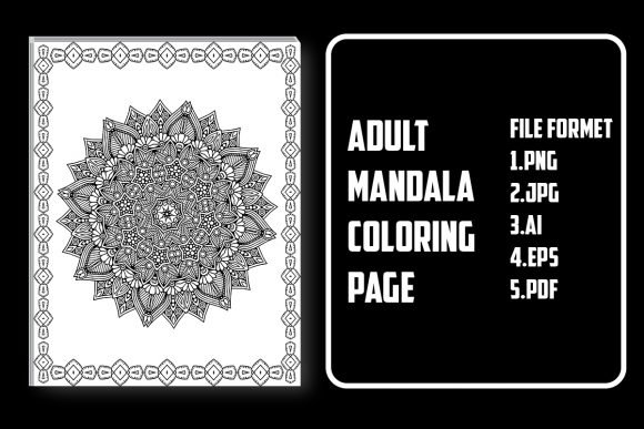 Download Adult Mandala Coloring Page - Color Collection