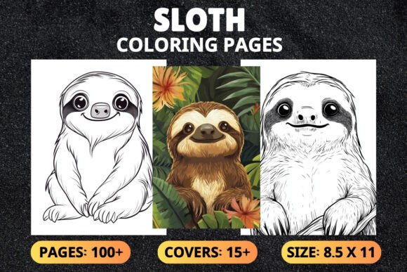 Download Sloth Coloring Pages for Kids - Color Collection